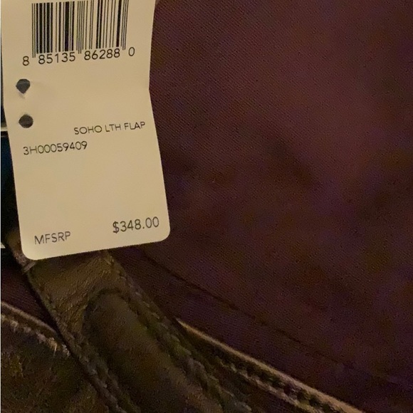 New w/Tags Coach Gold BRONZE LEATHER FLAP F17217 BELOW $348 Retail-SOLD OUT-RARE - Picture 7 of 7